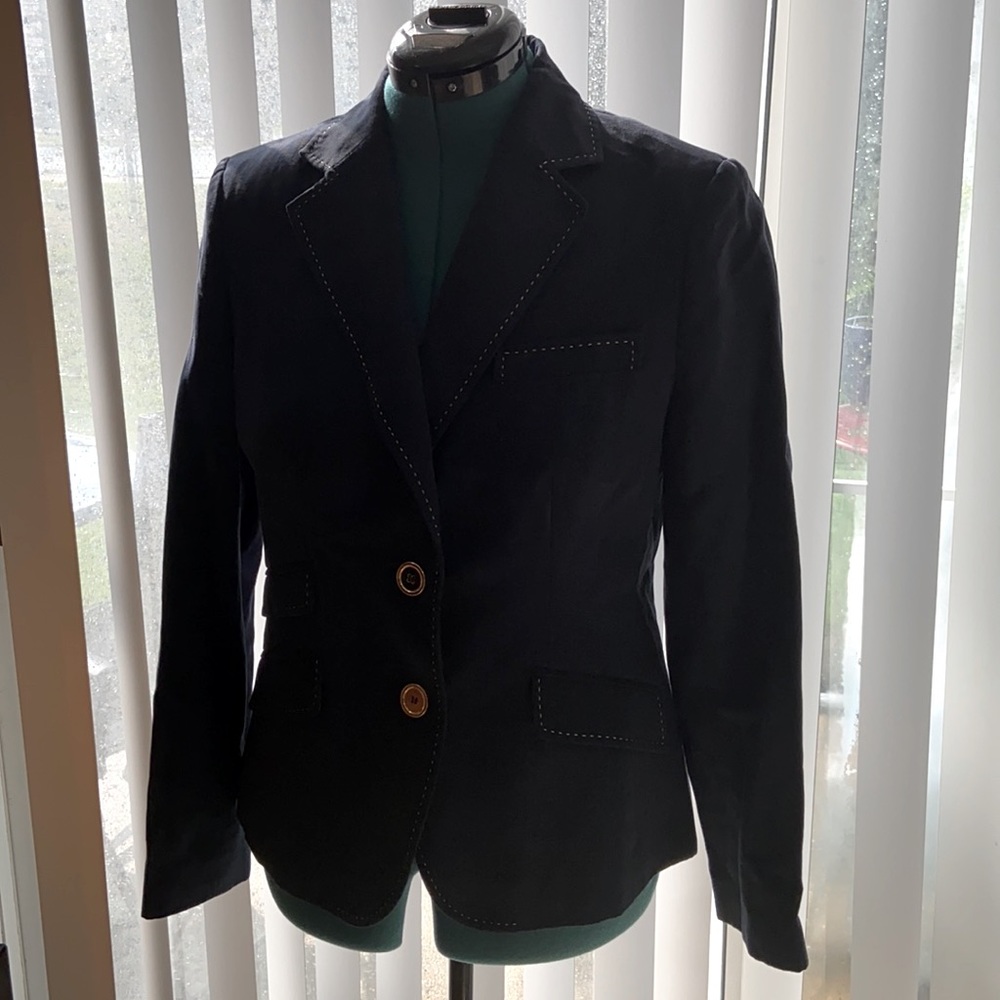 Navy blue blazer